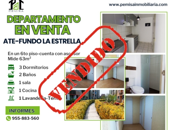 Pemisa Inmobiliaria | Departamento Fundo La Estrella - Ate |